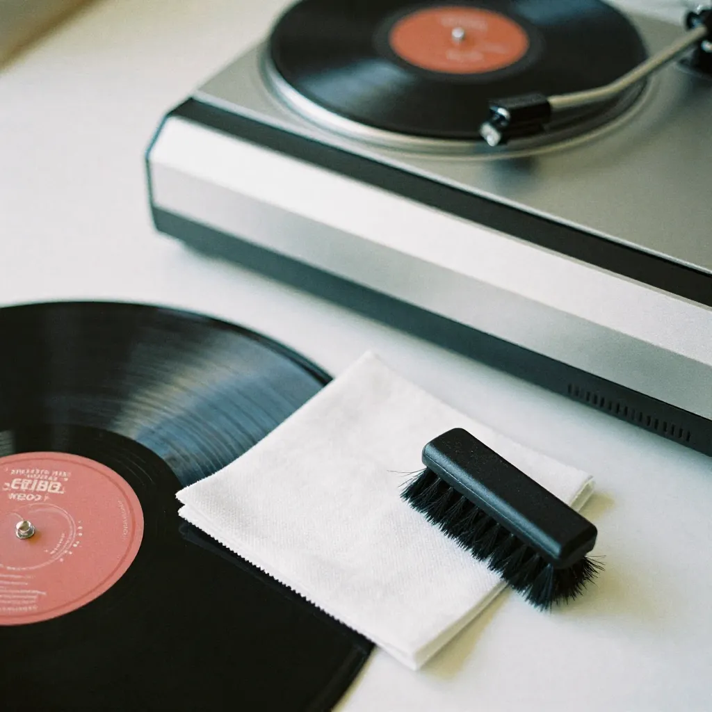 Ultrasonic cleaning equipment for vinyl records